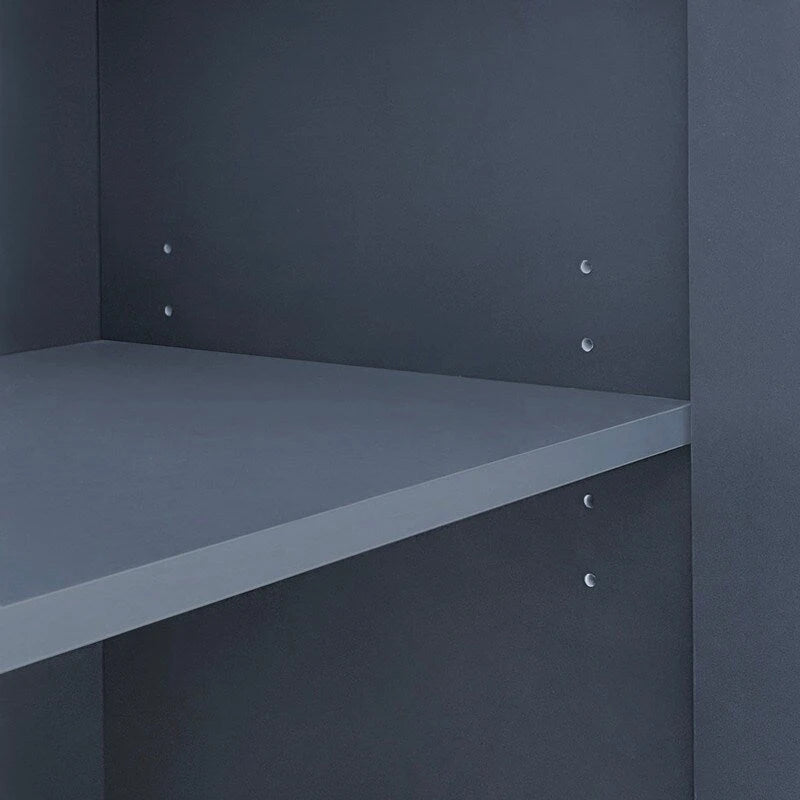 Meuble de Rangement Motif Vague avec 2 Portes et 2 Tiroirs, Réglable, Adapté pour Bureau, Entrée et Salon