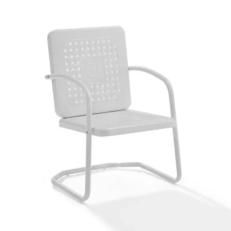 Lot de 2 fauteuils de jardin en métal Bates Crosley