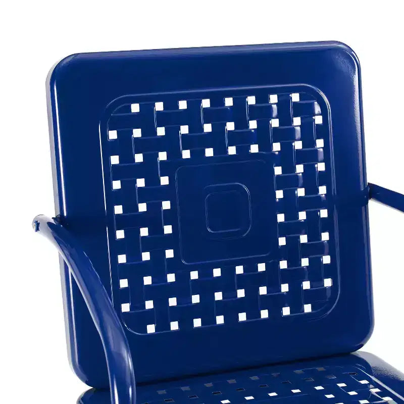 Lot de 2 fauteuils de jardin en métal Bates Crosley