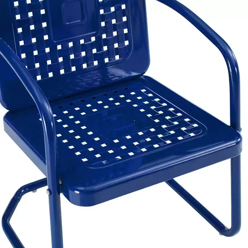 Lot de 2 fauteuils de jardin en métal Bates Crosley