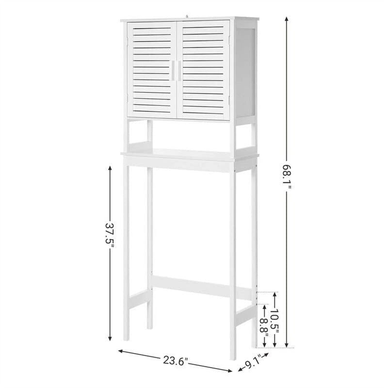 Armoire de rangement au-dessus des toilettes - 9,1P x 23,6L x 68,1H