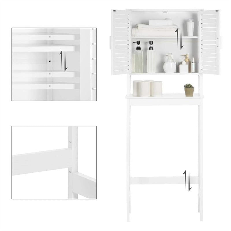 Armoire de rangement au-dessus des toilettes - 9,1P x 23,6L x 68,1H