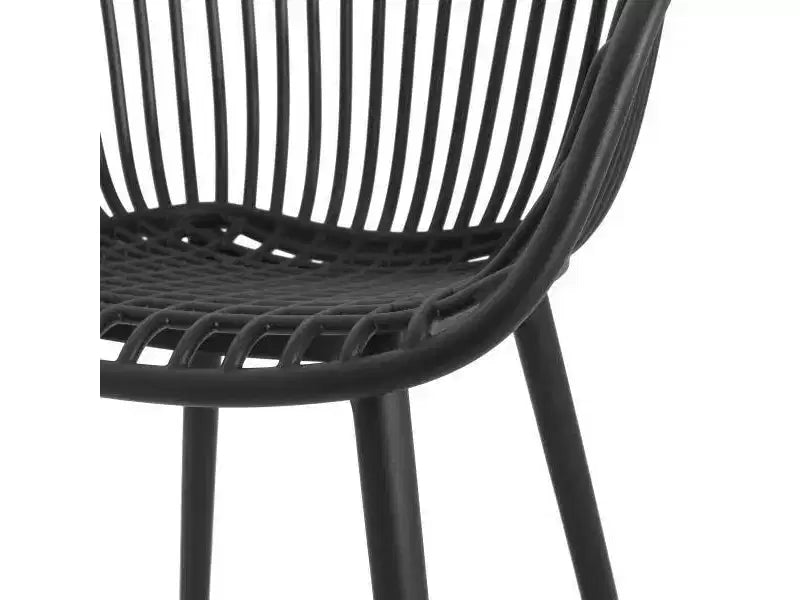 Chaise d'appoint d'extérieur en polypropylène Christopher Knight Home 2 pièces Santa Fe