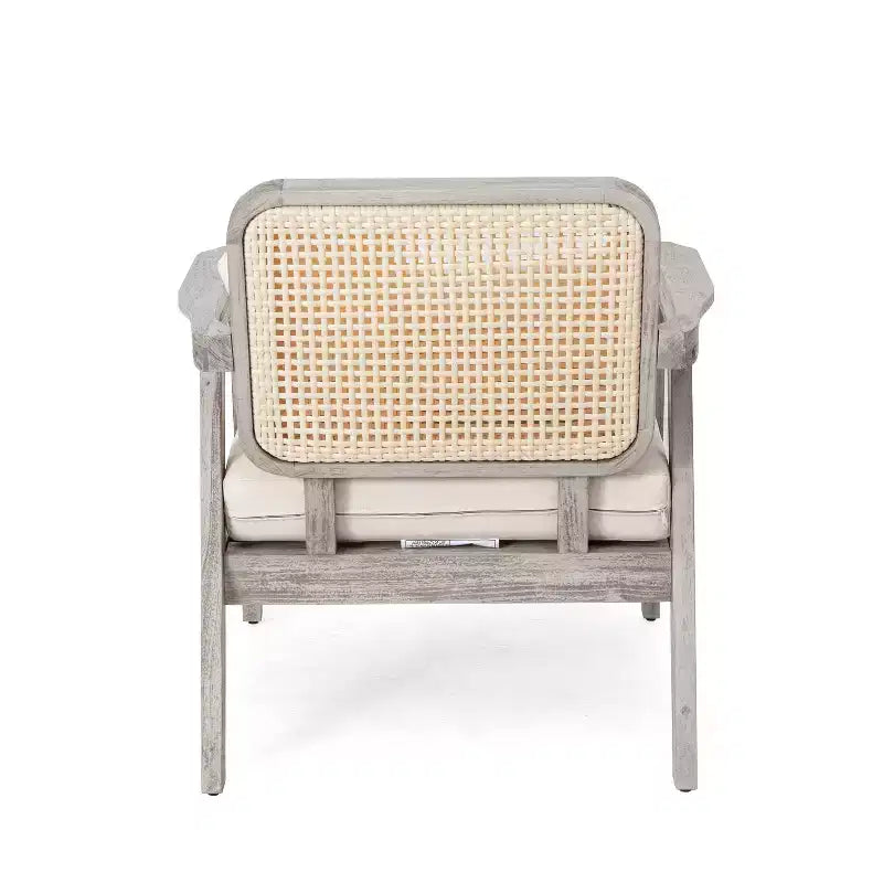 Christopher Knight Home Chaises de club Ursa en bois d'acacia pour patio extérieur
