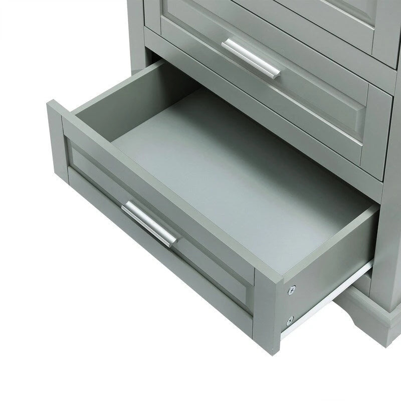 Meuble de rangement haut à trois tiroirs pour salle de bain/bureau