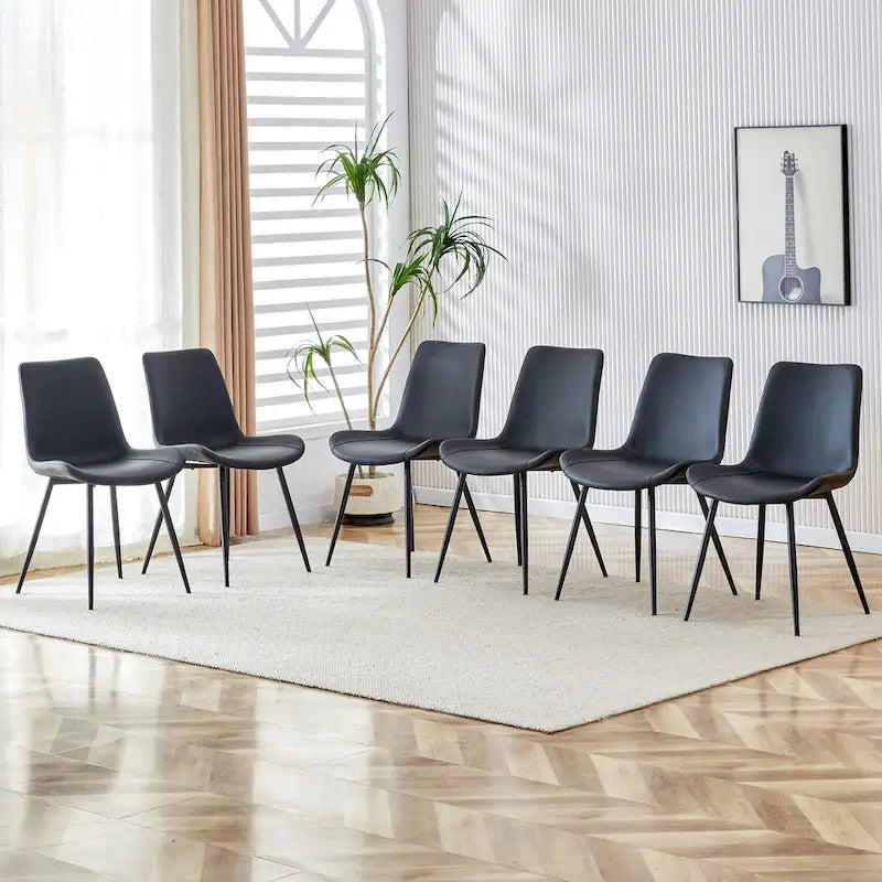 Chaise de salle à manger avec coussin de dossier