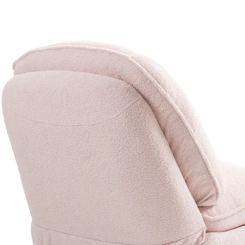 Fauteuil inclinable pivotant à 360 degrés en chenille moderne, ensemble de 1