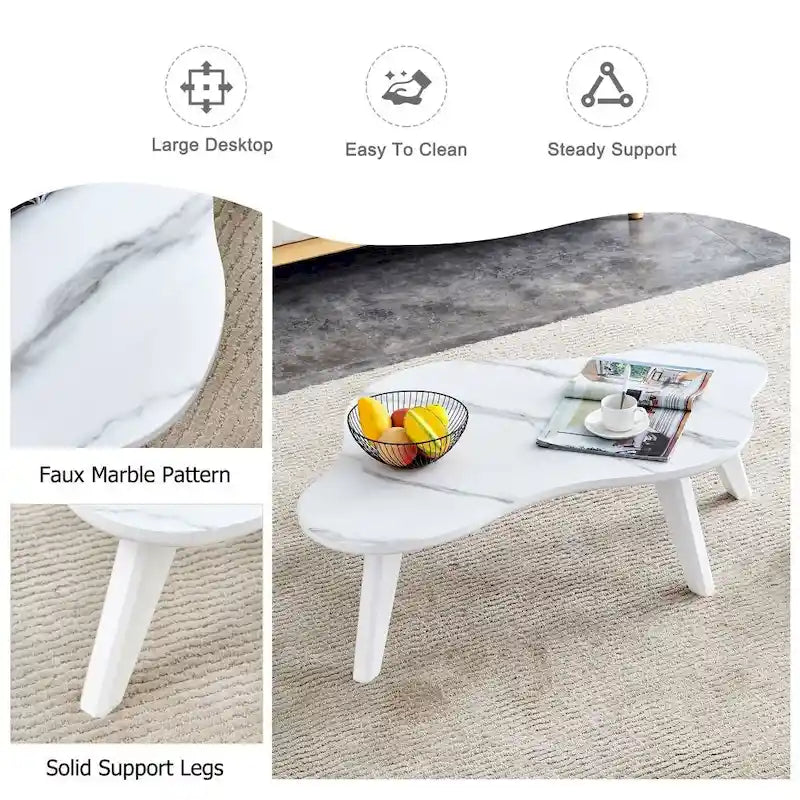Table basse nuage moderne minimaliste