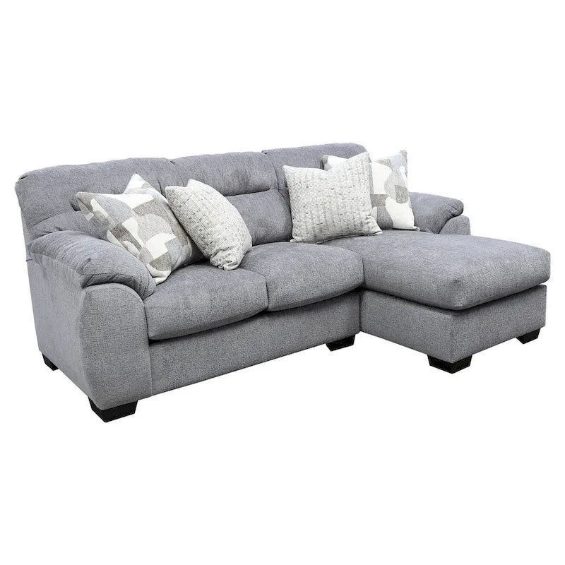 Sectionnel en L American Furniture Classics Cabral Slate modèle A353V11-K2 avec 4 coussins décoratifs