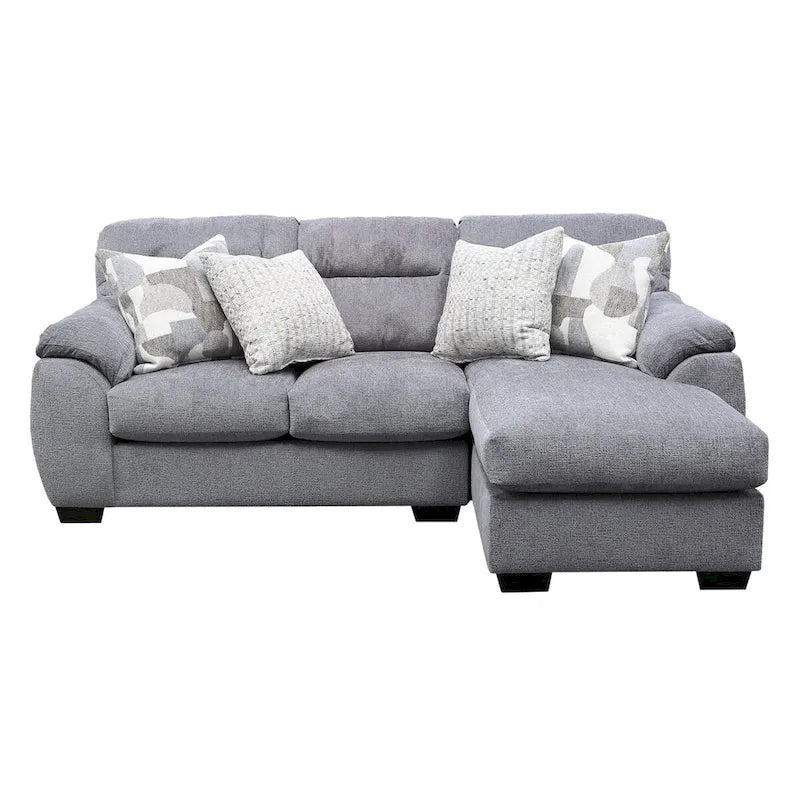 Sectionnel en L American Furniture Classics Cabral Slate modèle A353V11-K2 avec 4 coussins décoratifs