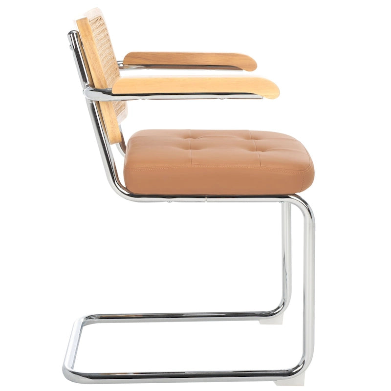 SAFAVIEH Home Coralia Chaise de salle à manger avec accoudoirs de 48 cm [LOT de 2] - 66x56x86 cm