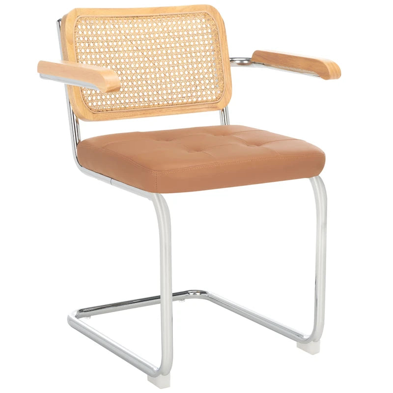 SAFAVIEH Home Coralia Chaise de salle à manger avec accoudoirs de 48 cm [LOT de 2] - 66x56x86 cm