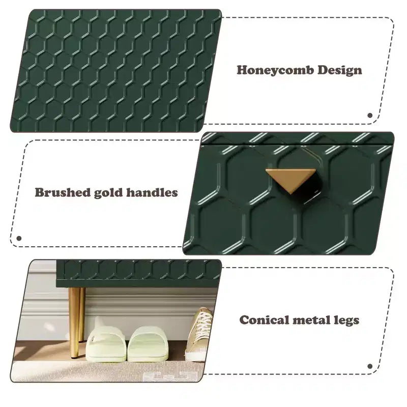 CLIHOME Meuble à chaussures d'entrée 24 paires, avec tiroirs basculants, étagère de rangement