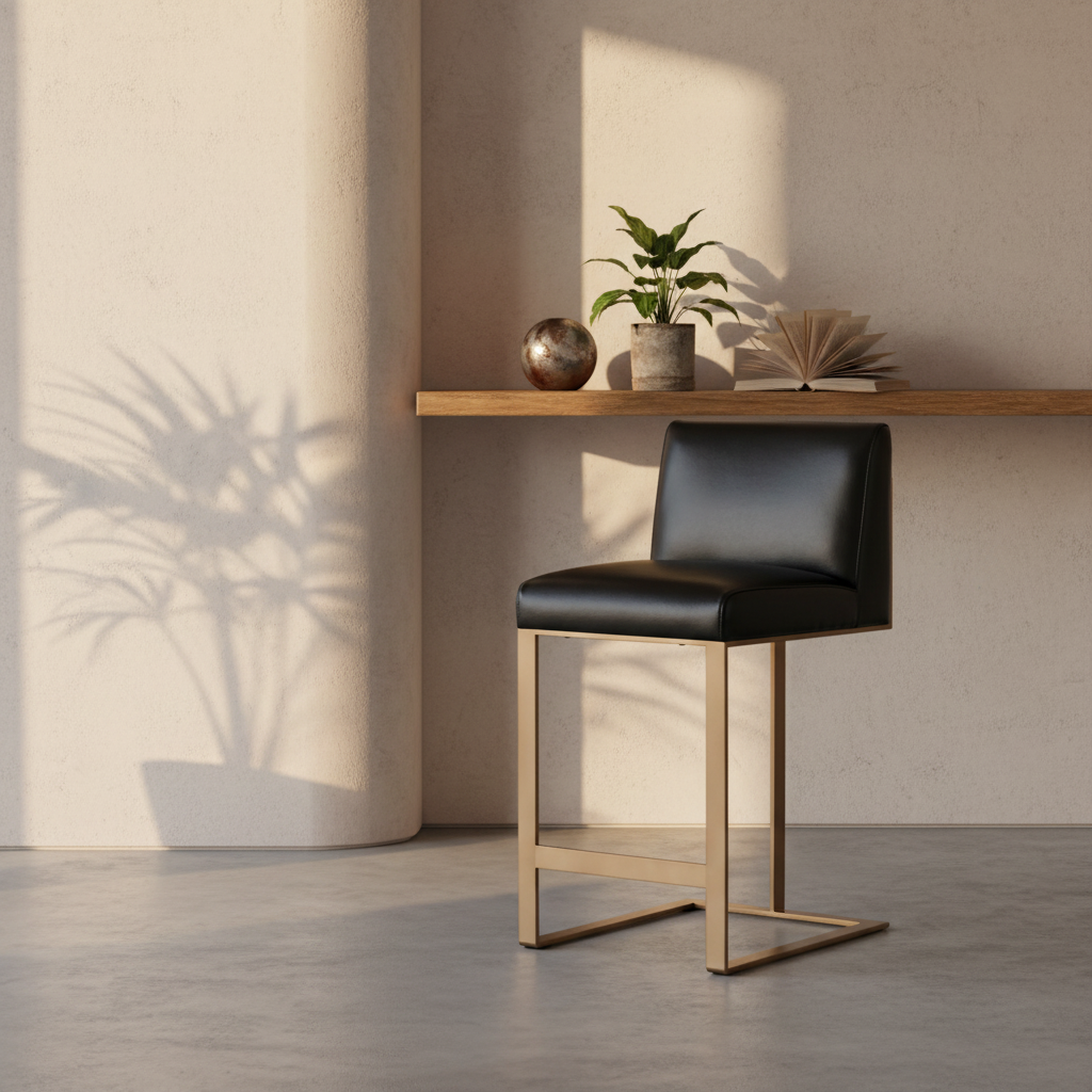 Classic Leather Bar/Counter Stool