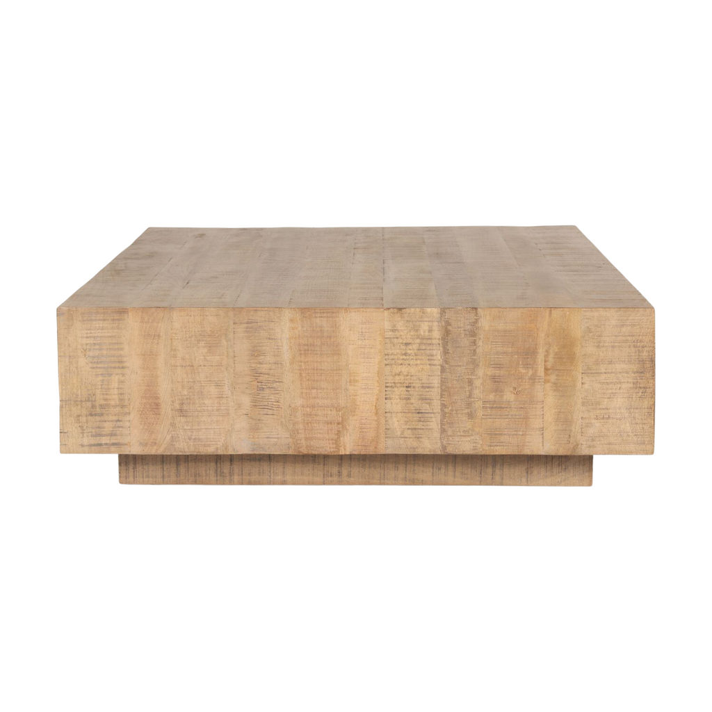 Rustic Iron Coffee Table | Distressed Finish