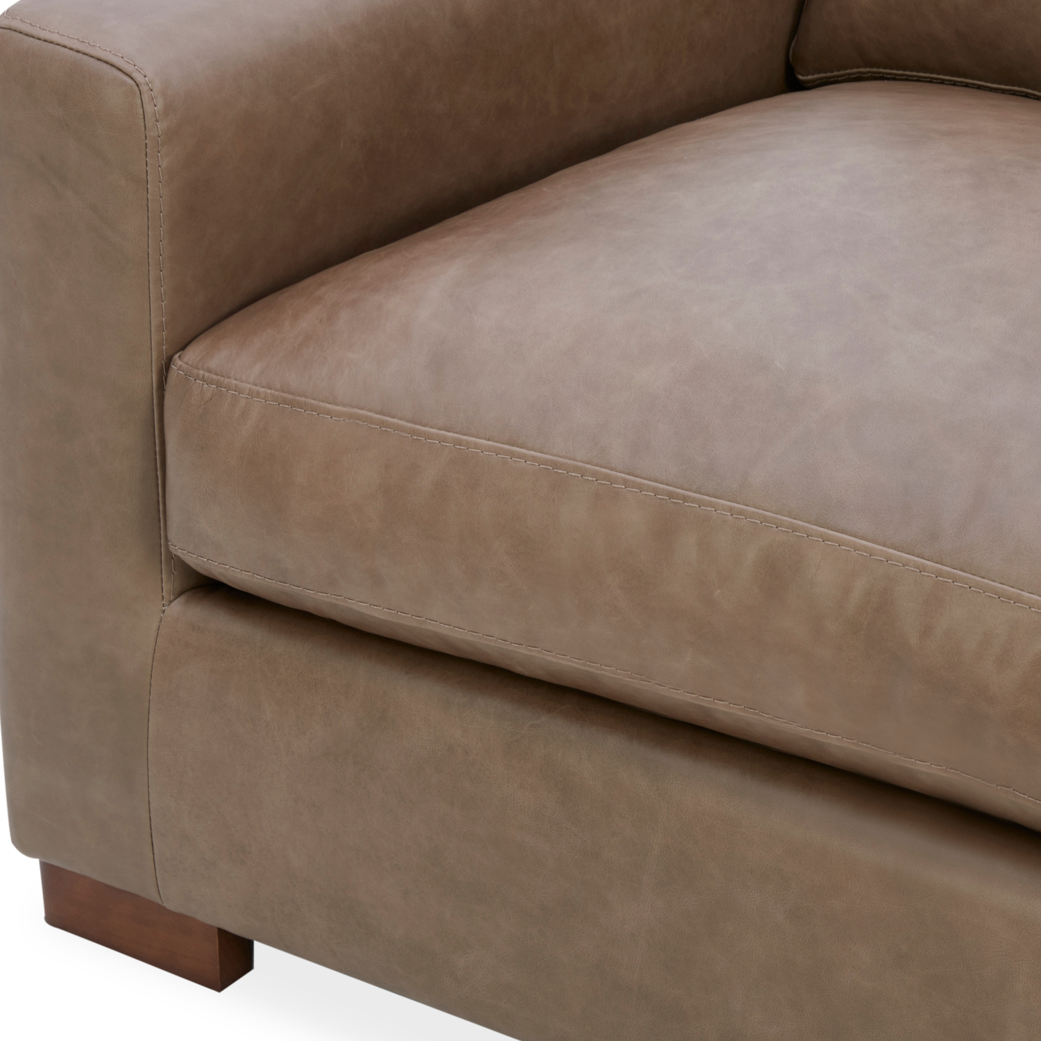 Fauteuil de salon en cuir moderne