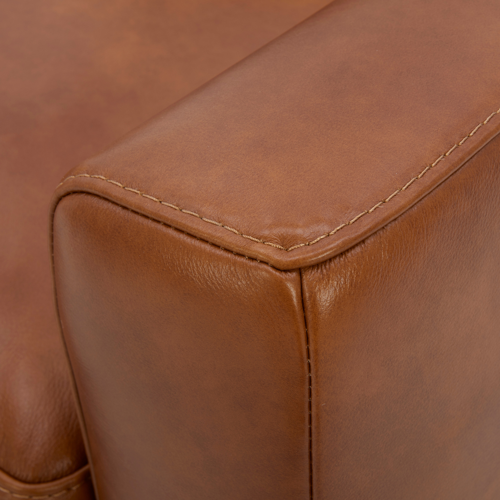 Fauteuil de salon en cuir moderne
