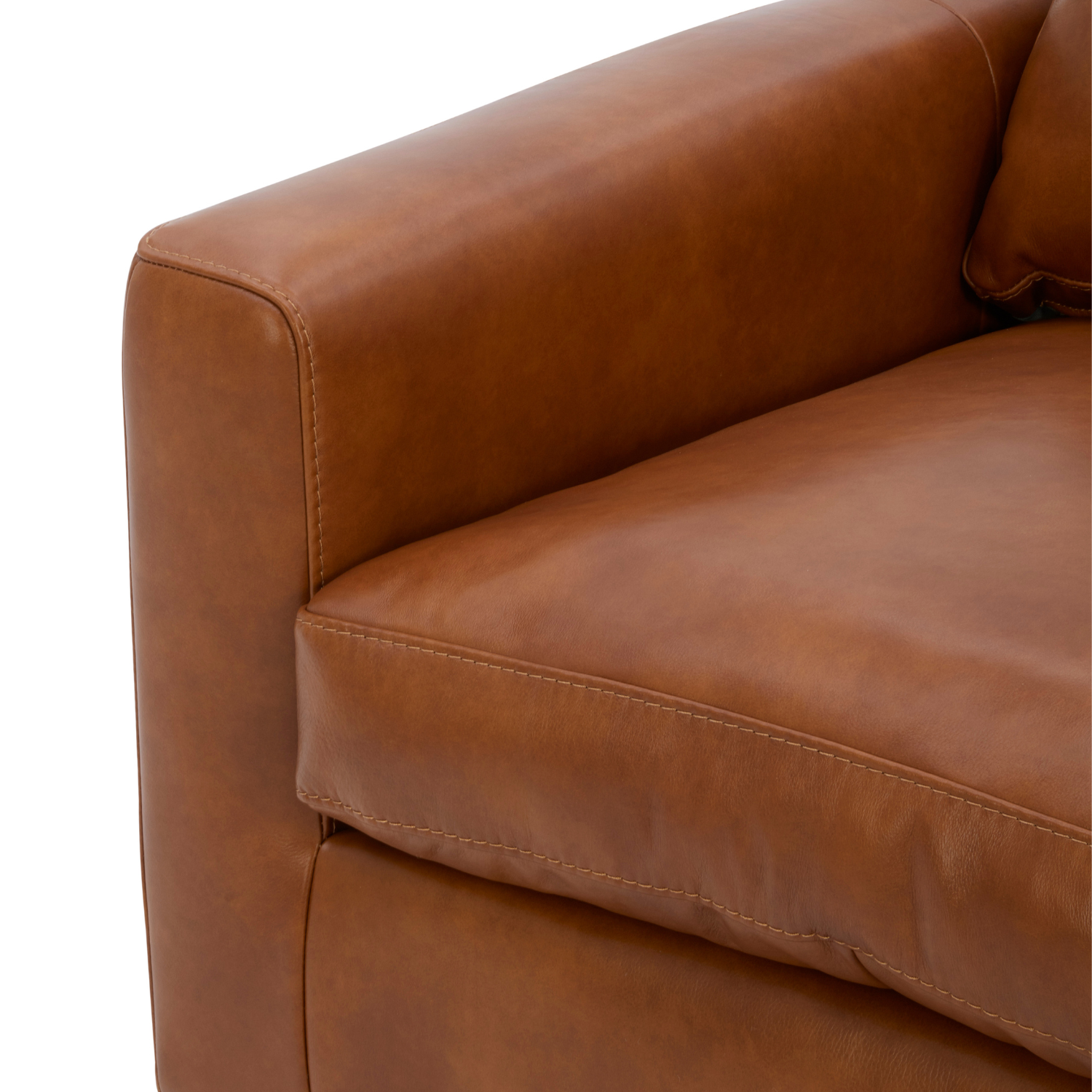 Fauteuil de salon en cuir moderne