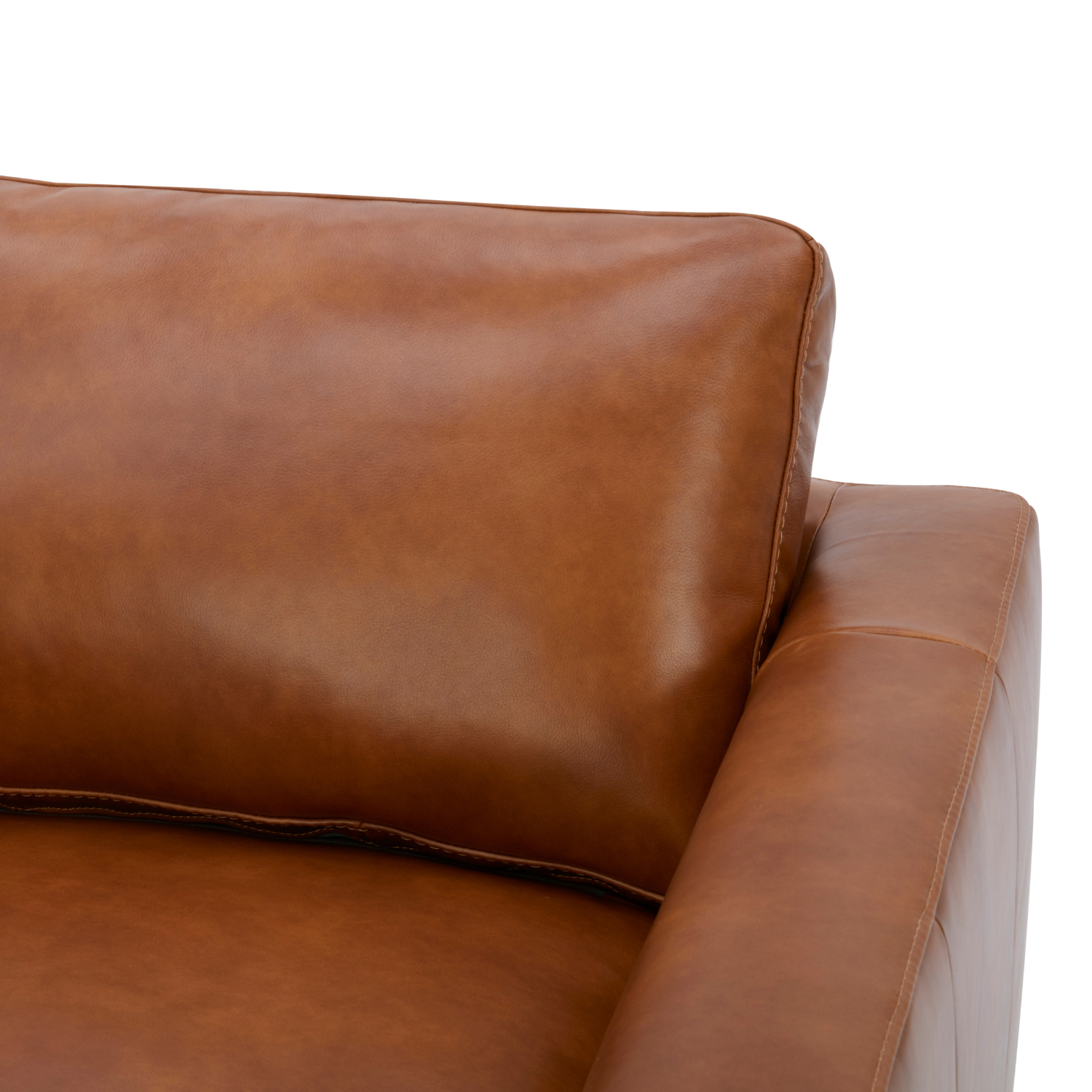 Fauteuil de salon en cuir moderne
