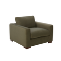 Fauteuil de salon moderne en bois massif - Salon | Fini mat