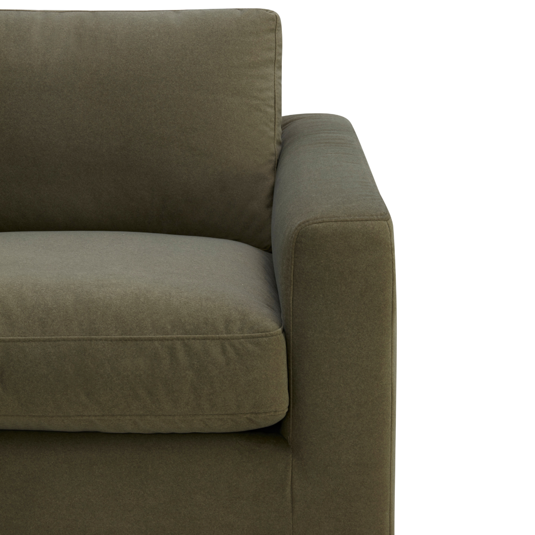 Fauteuil de salon moderne en bois massif - Salon | Fini mat
