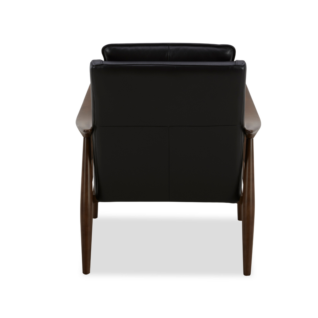 Mid-Century Leather Lounge Chair