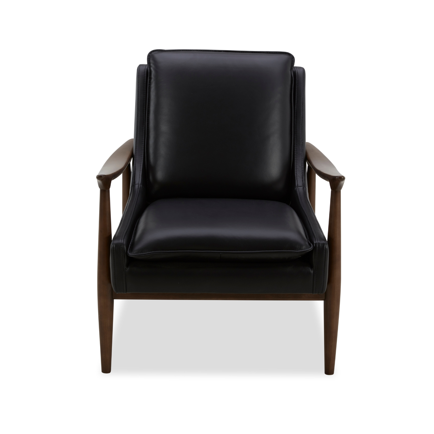 Mid-Century Leather Lounge Chair