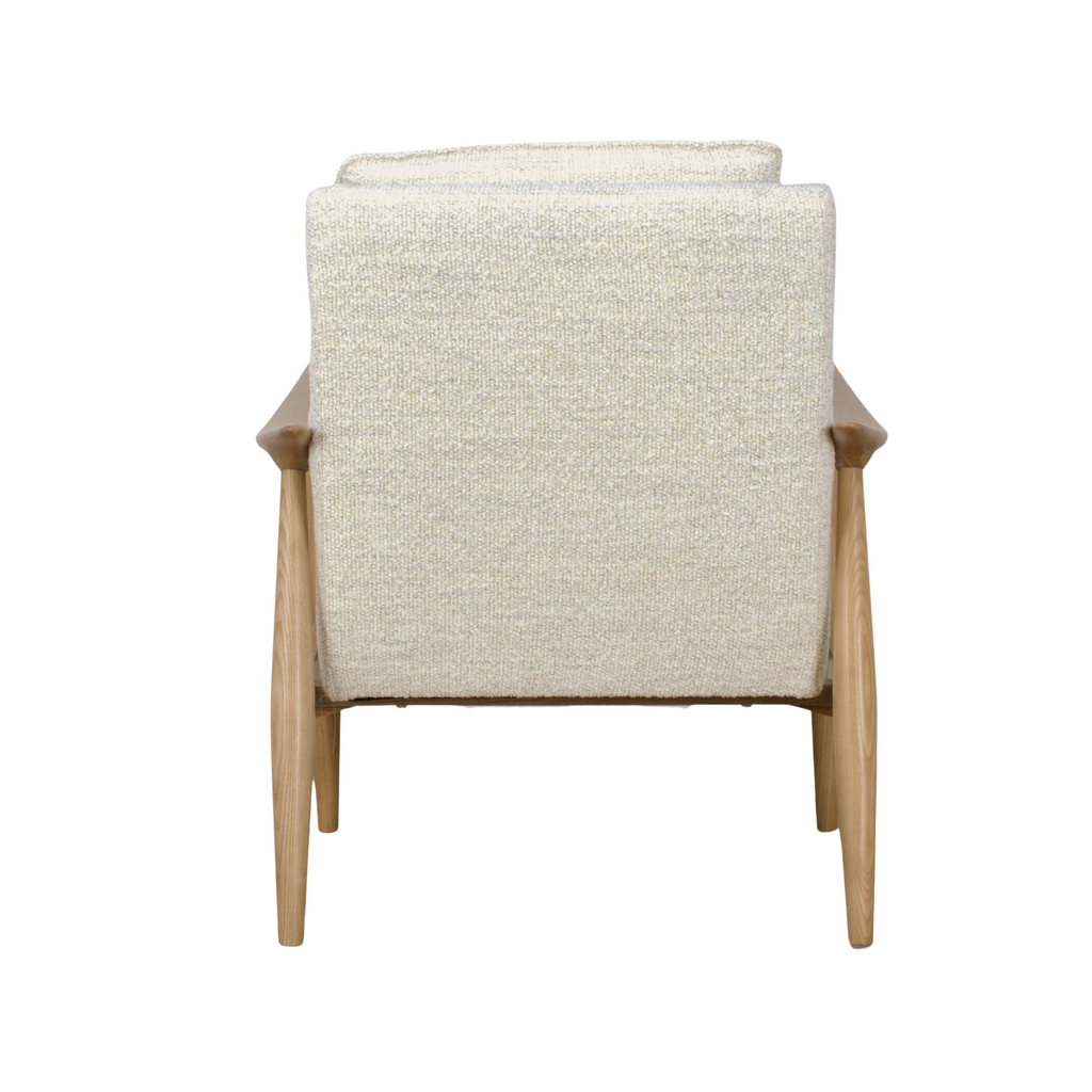 Mid-Century Lounge Chair with Upholstered