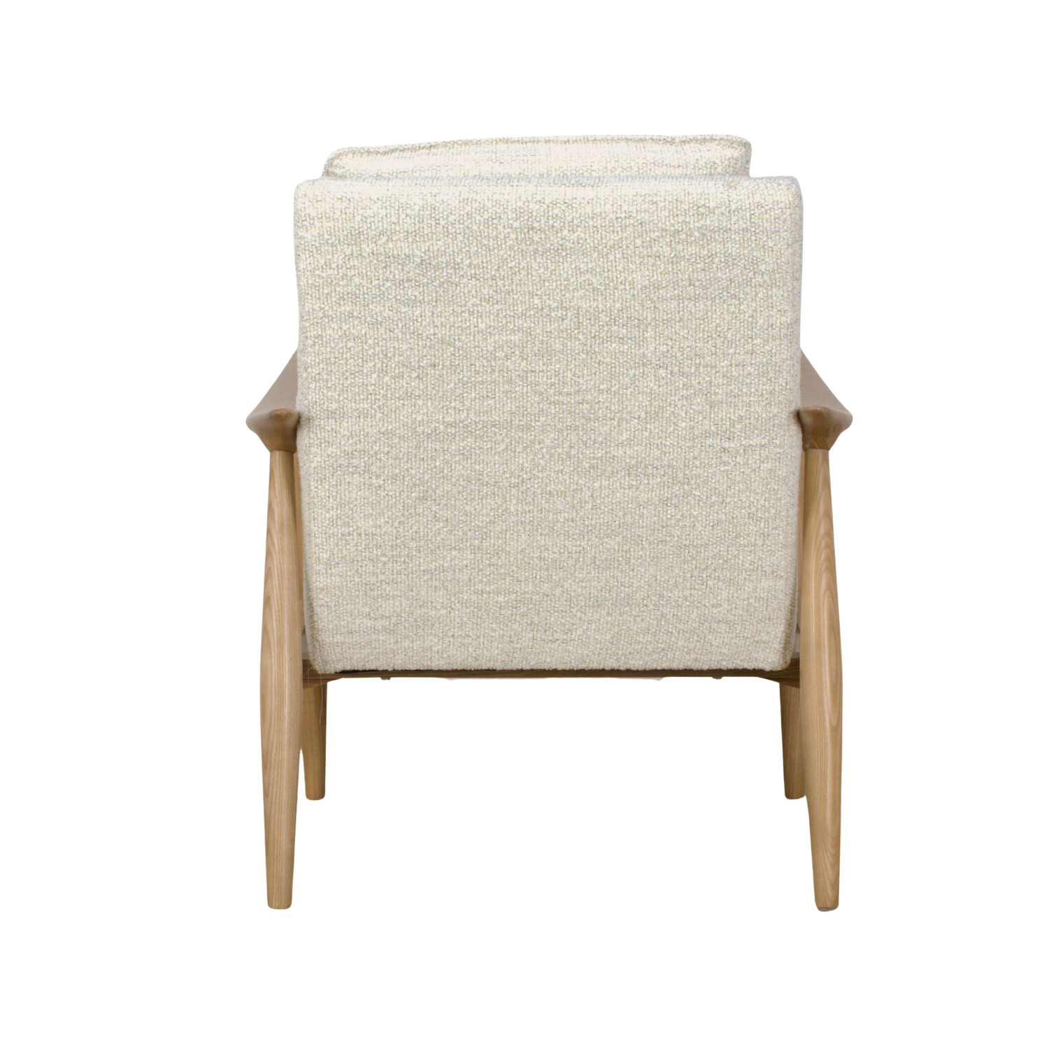 Mid-Century Lounge Chair with Upholstered