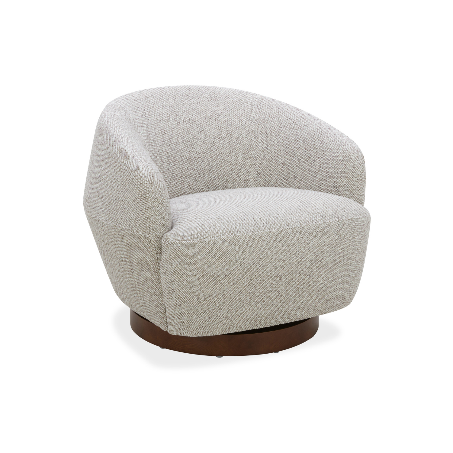 Modern Lounge Chair with Sculptural, Woven - Living Room