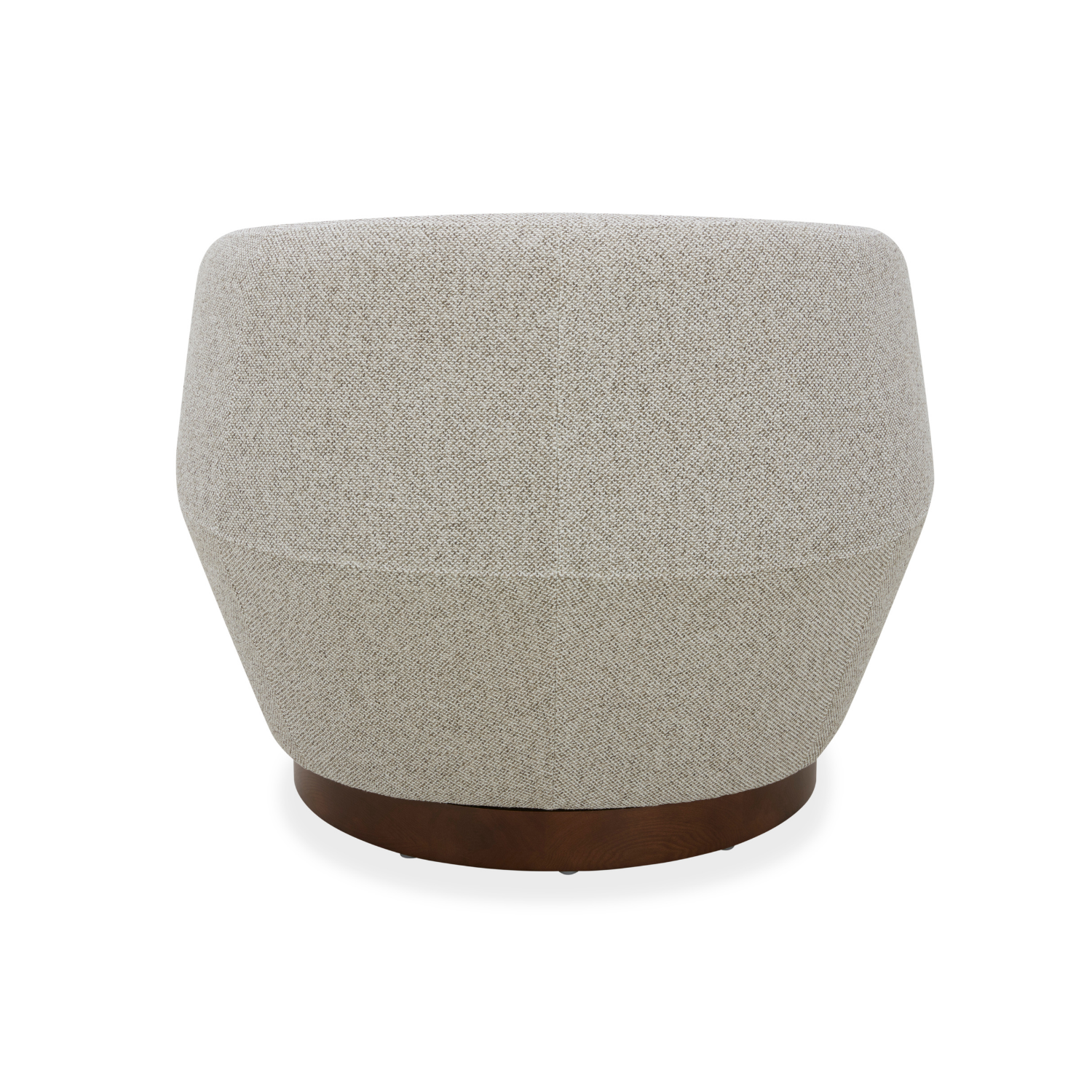 Modern Lounge Chair with Sculptural, Woven - Living Room