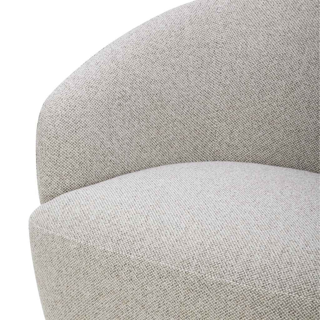 Modern Lounge Chair with Sculptural, Woven - Living Room