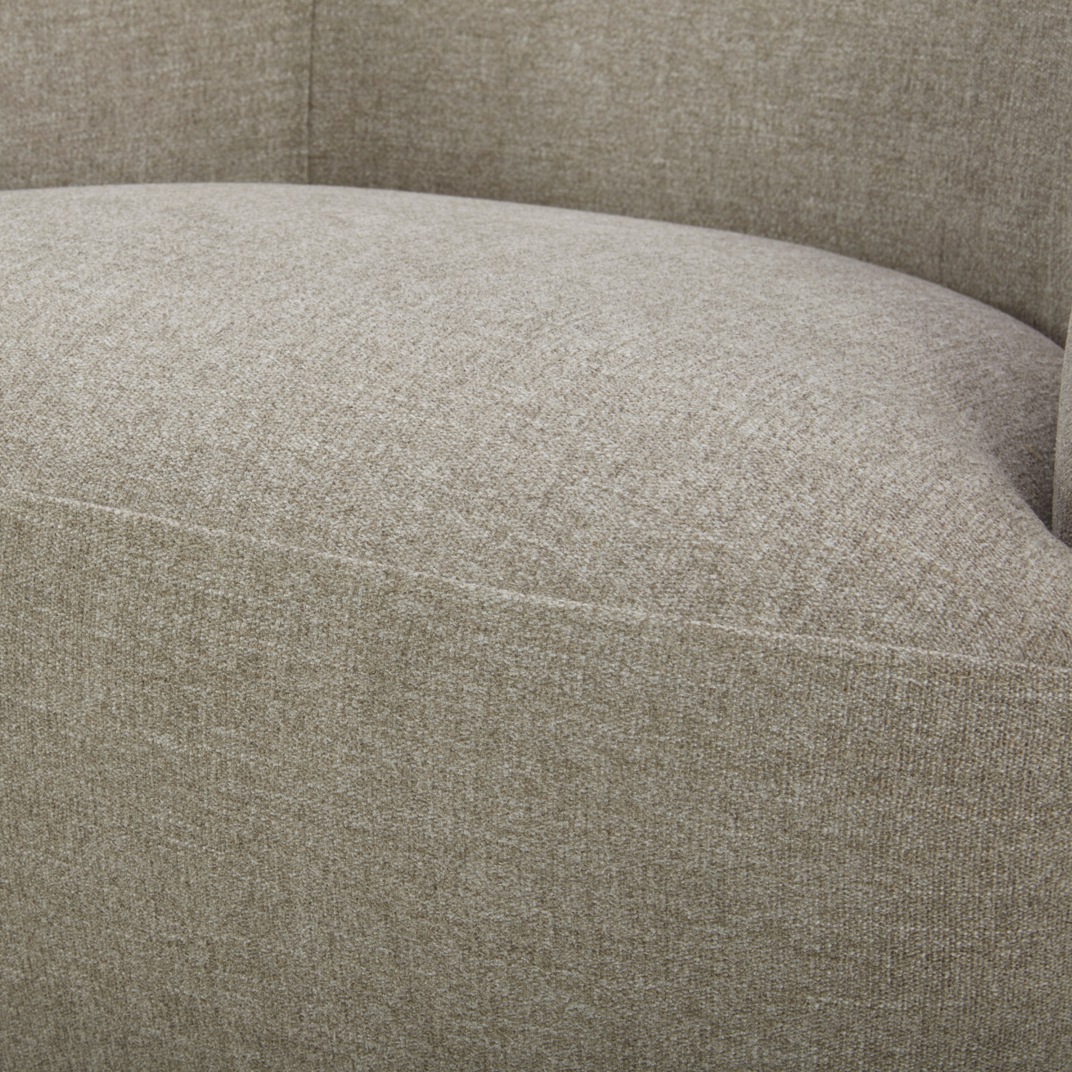 Contemporary Glass Lounge Chair with Swivel, Round