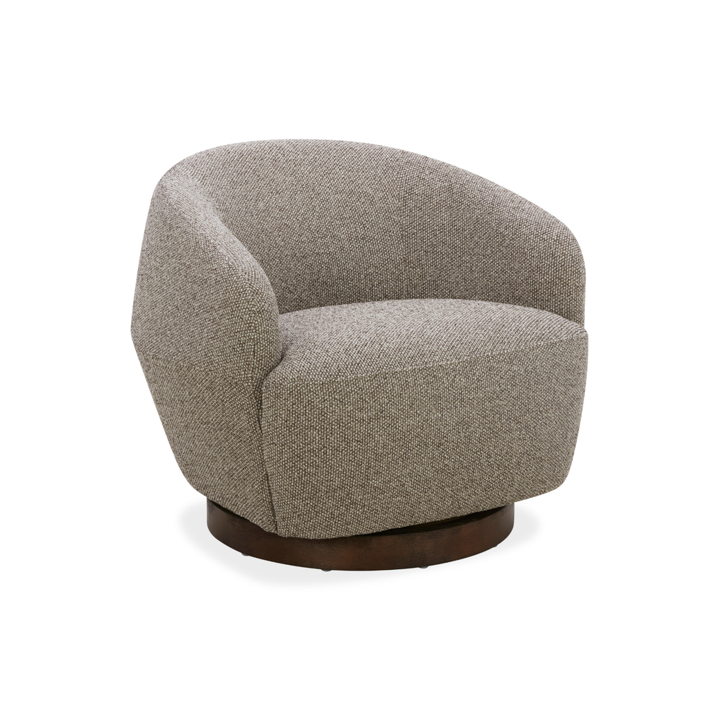 Modern Lounge Chair with Sculptural, Woven - Living Room