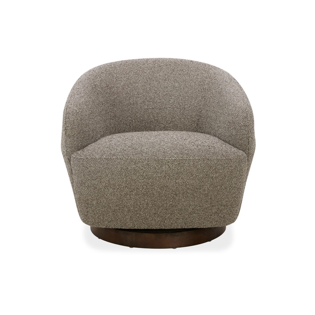 Modern Lounge Chair with Sculptural, Woven - Living Room
