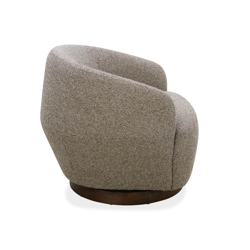 Modern Lounge Chair with Sculptural, Woven - Living Room