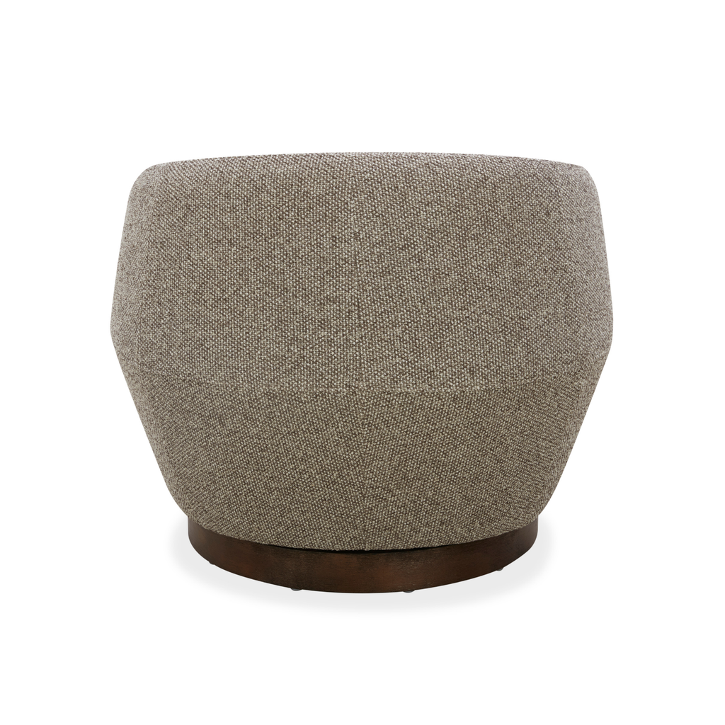 Modern Lounge Chair with Sculptural, Woven - Living Room