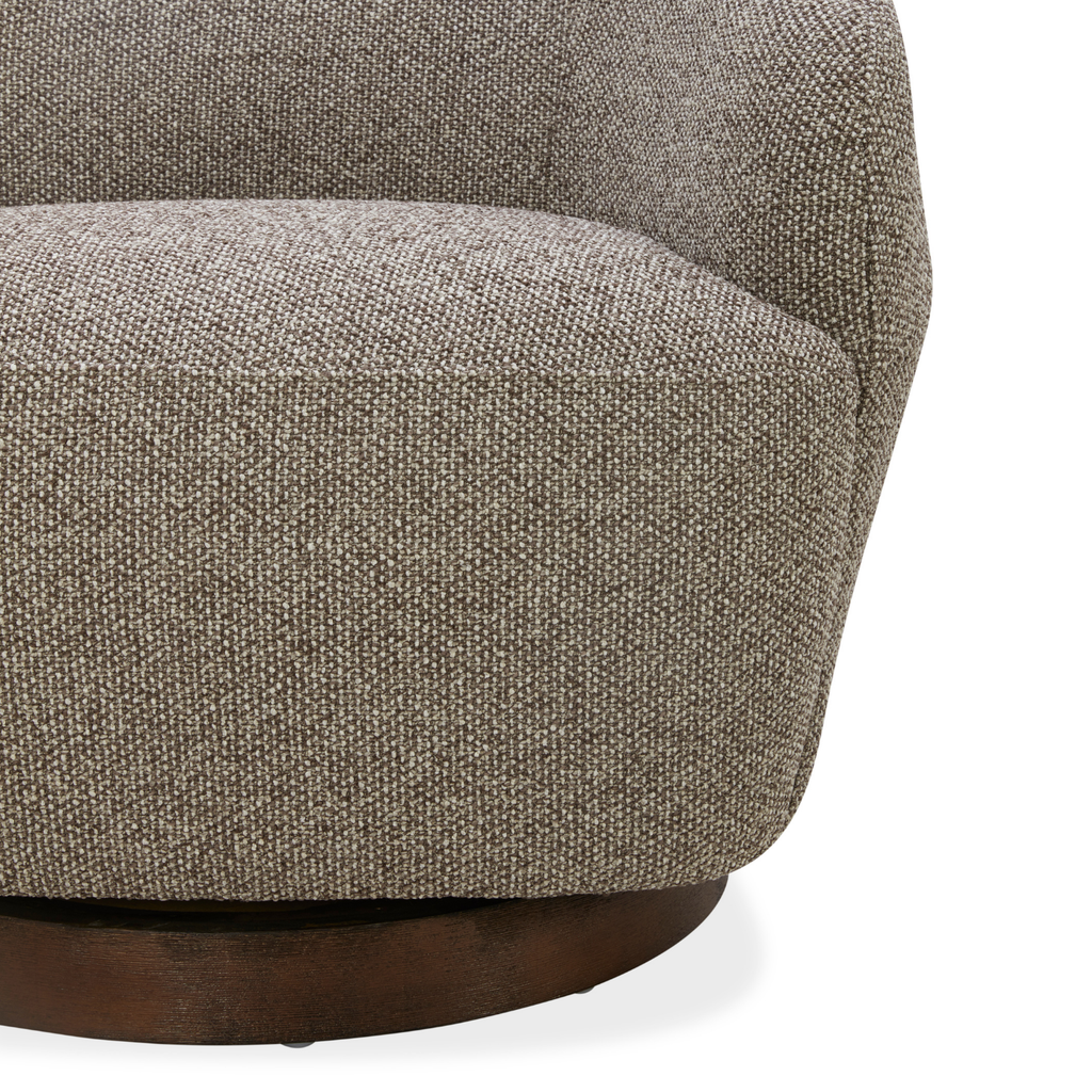 Modern Lounge Chair with Sculptural, Woven - Living Room