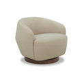 Modern Velvet Lounge Chair with Sculptural, Upholstered - Living Room | Matte Finish