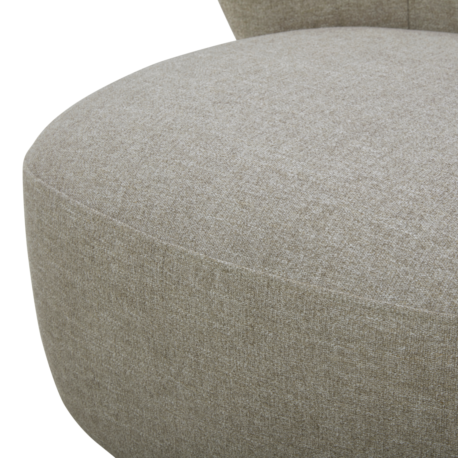Modern Lounge Chair with Swivel, Round