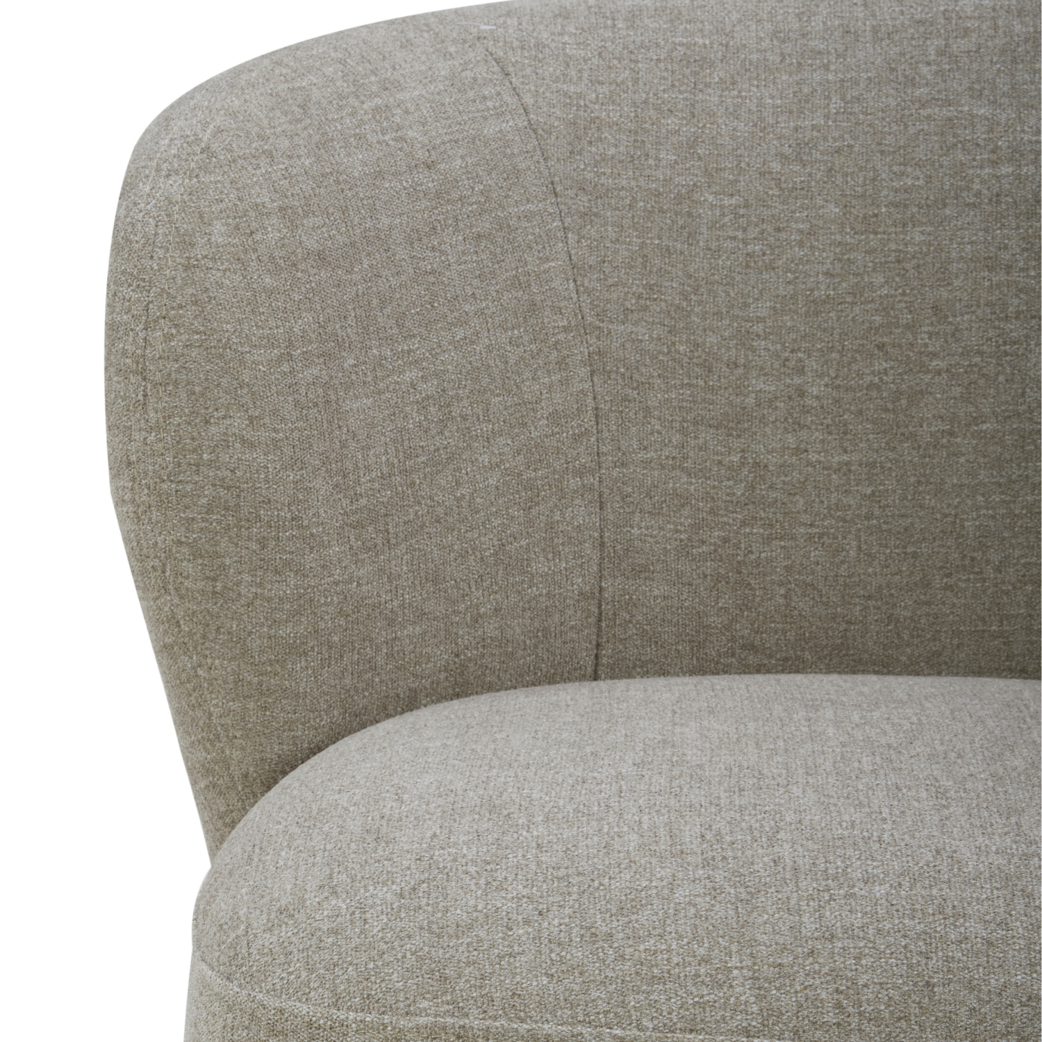 Modern Lounge Chair with Swivel, Round