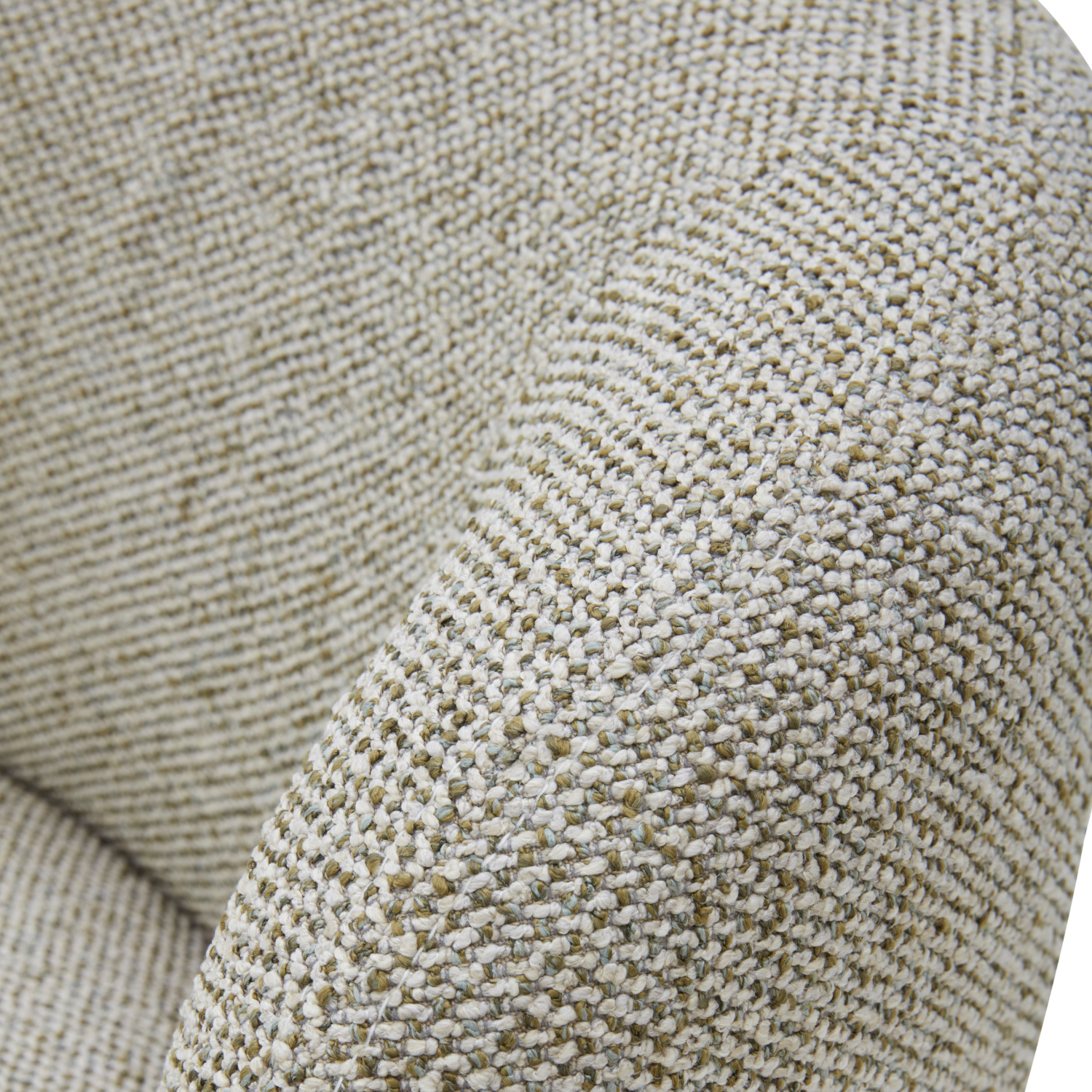 Mid-Century Lounge Chair with Upholstered, Swivel - Living Room