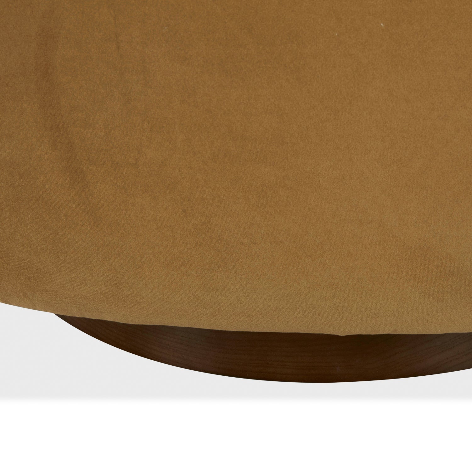 Modern Velvet Lounge Chair with Swivel, Round