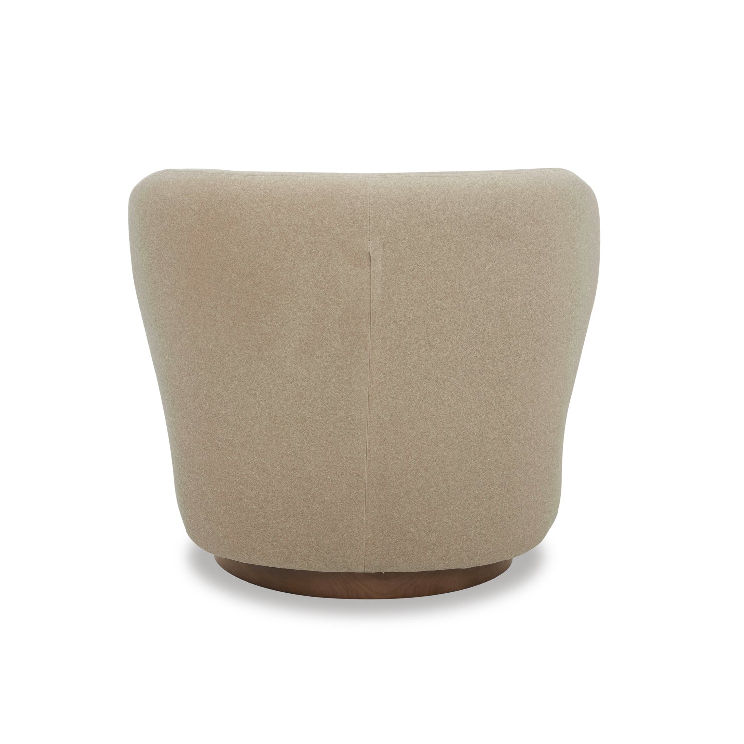 Traditional Velvet Lounge Chair with Upholstered, Swivel - Living Room | Matte Finish