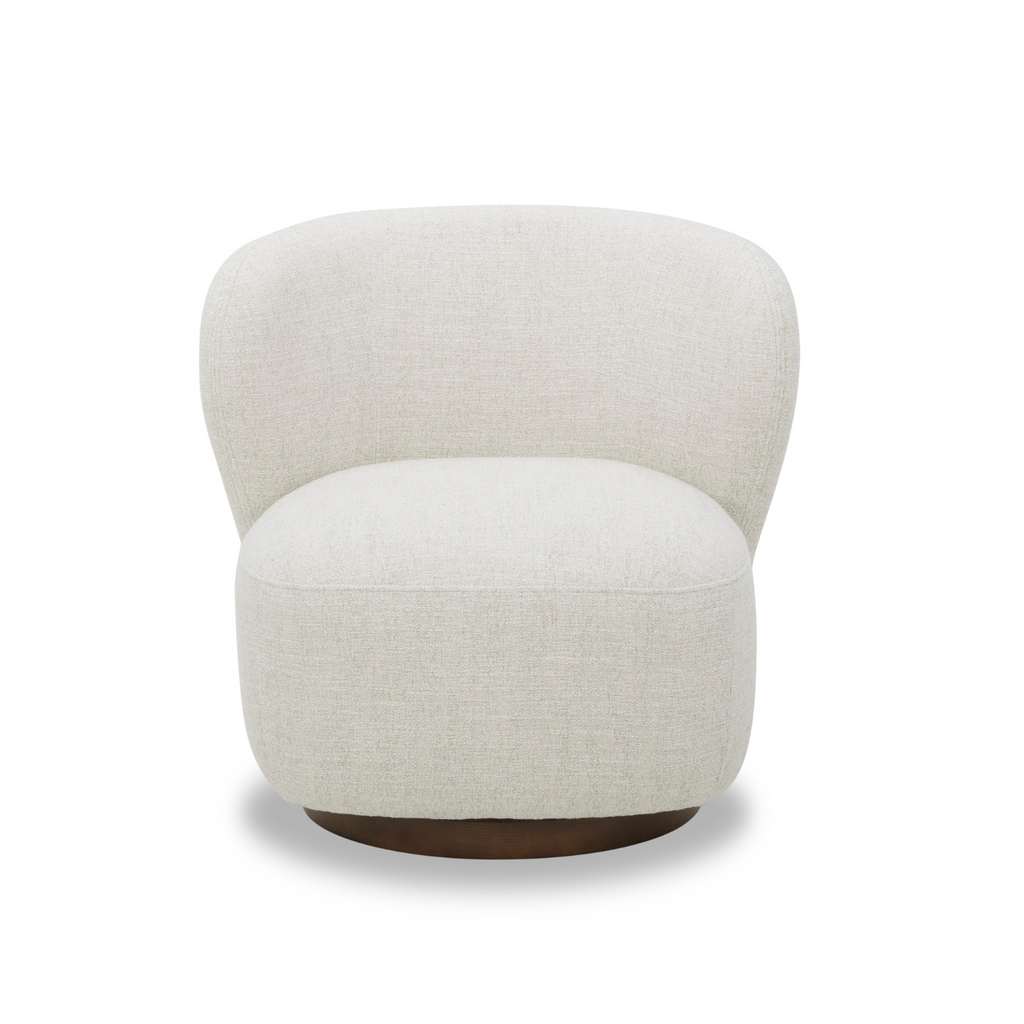Modern Lounge Chair with Upholstered, Swivel - Living Room