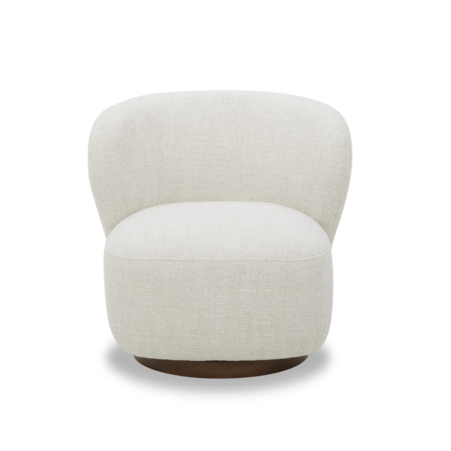 Modern Lounge Chair with Upholstered, Swivel - Living Room
