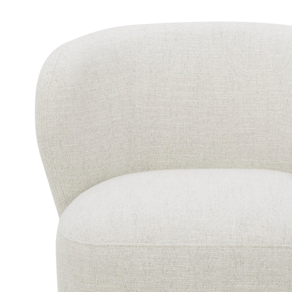 Modern Lounge Chair with Upholstered, Swivel - Living Room