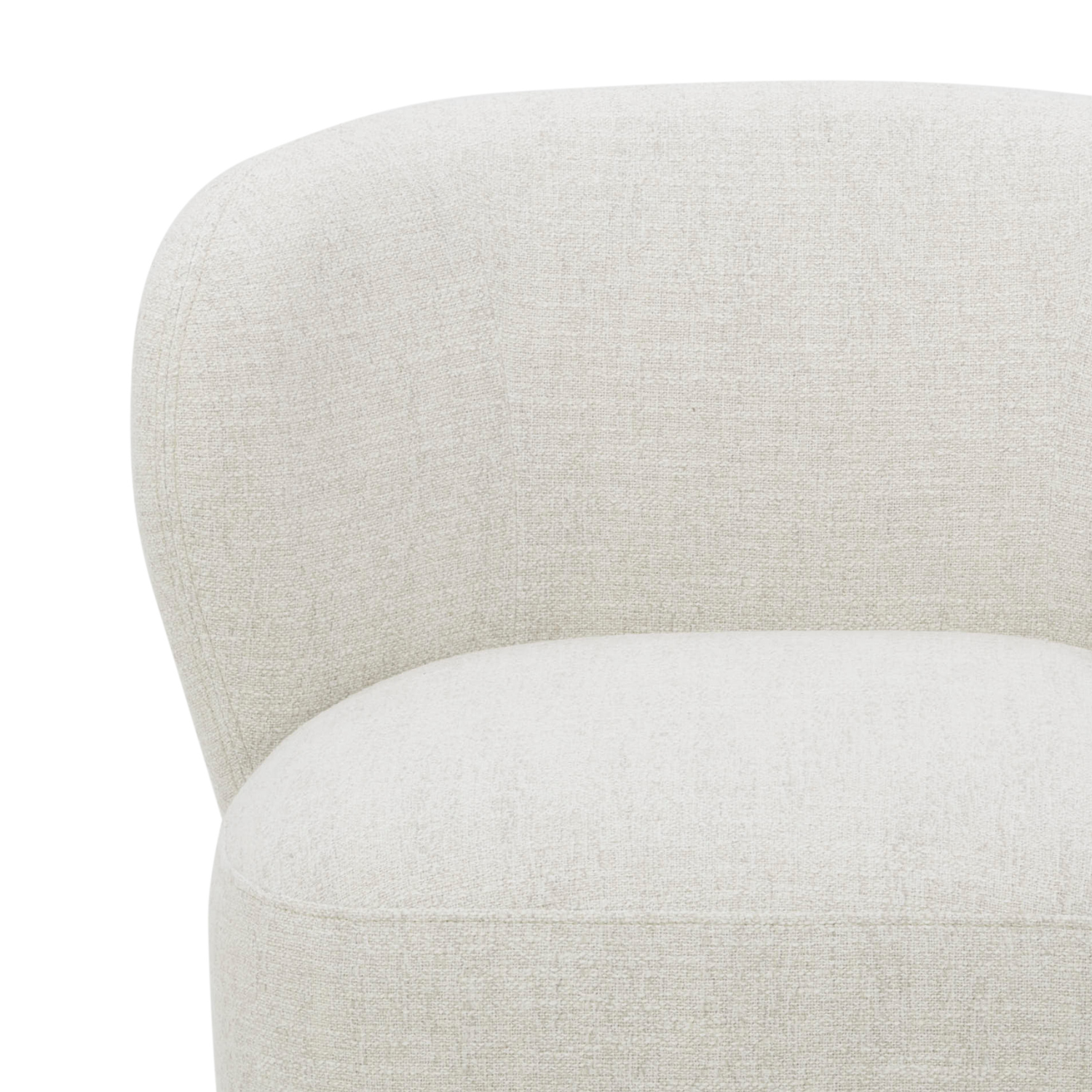 Modern Lounge Chair with Upholstered, Swivel - Living Room