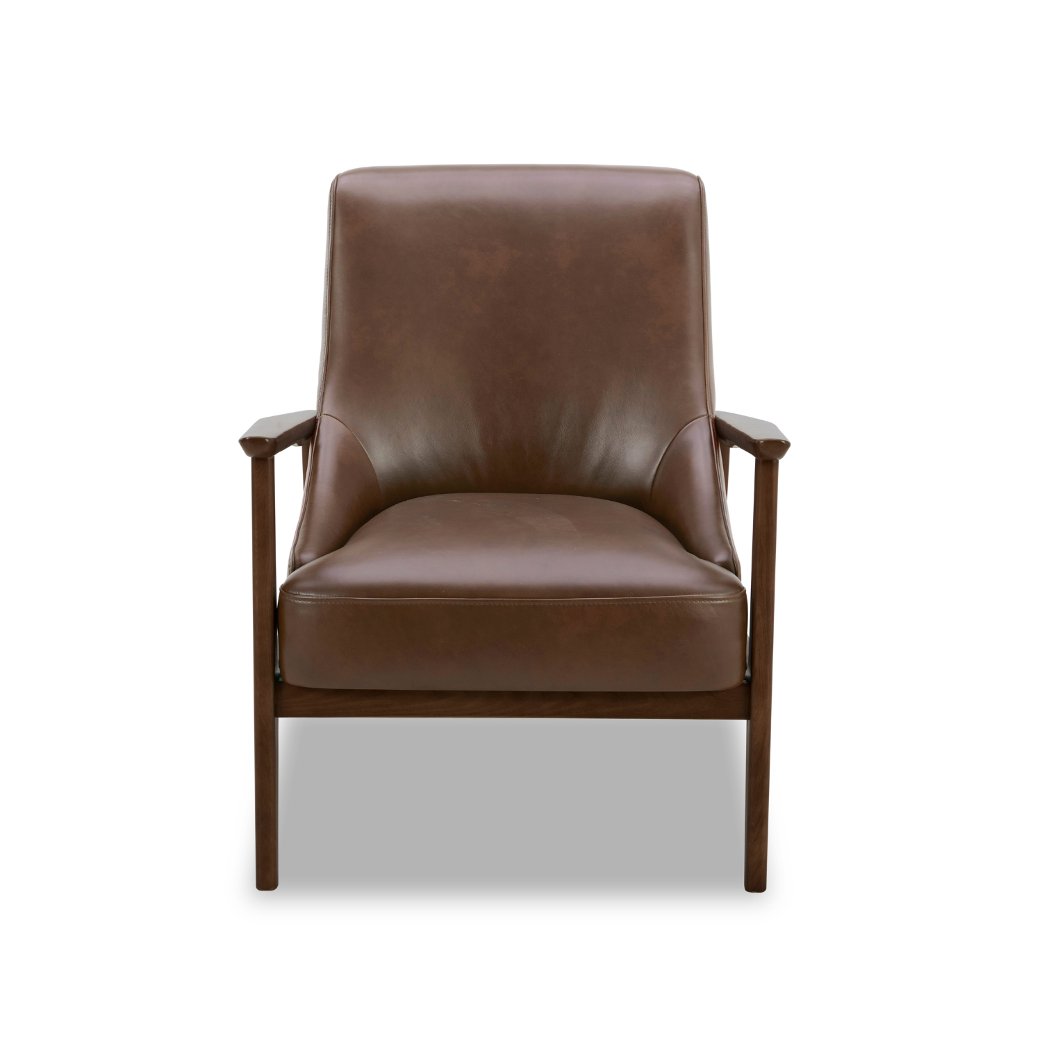 Mid-Century Leather Lounge Chair