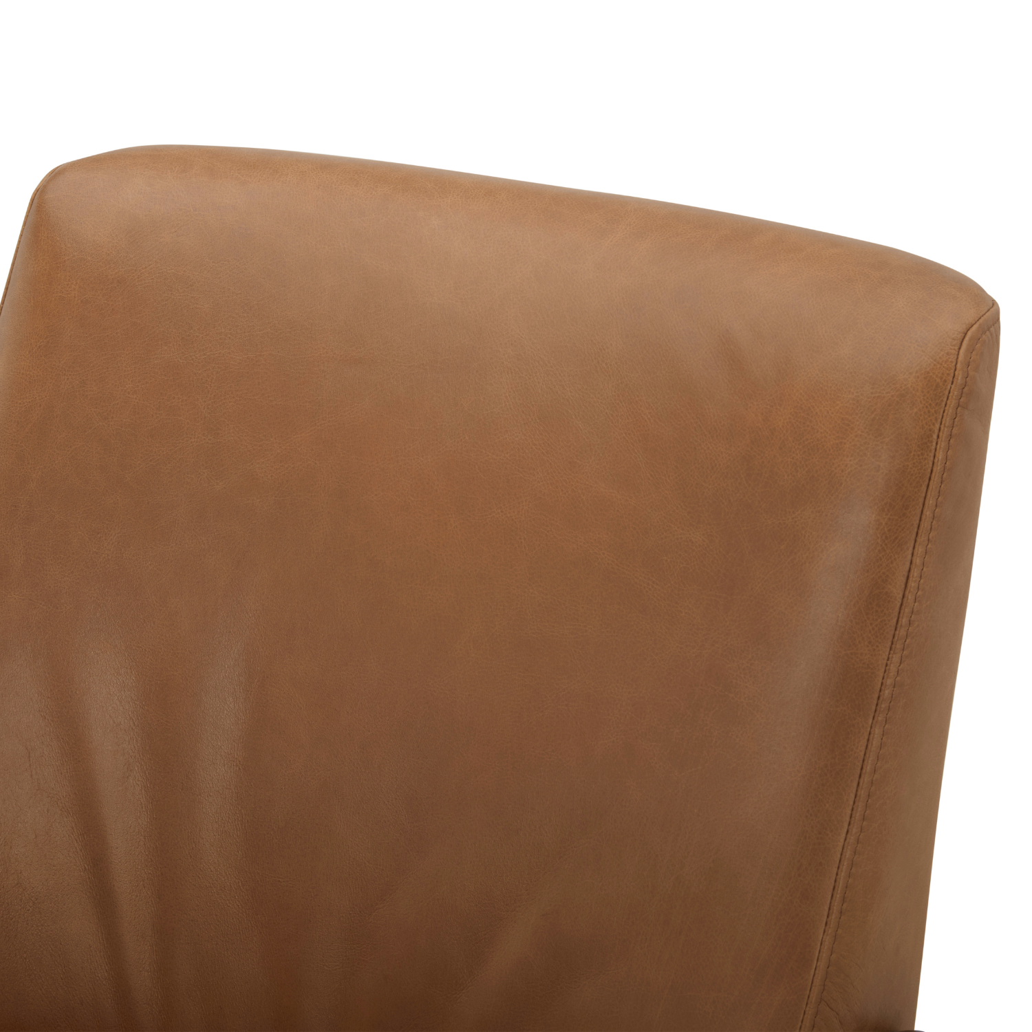 Mid-Century Leather Lounge Chair | Distressed Finish